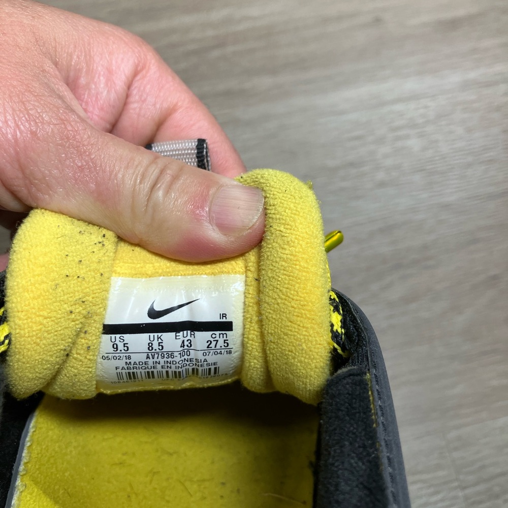 NIKE AIR MAX PLUS / 97 AIR MAX 97 "FREQUENCY PACK" YELLOW SZ 9.5 - Picture 13 of 13